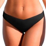 Wiki Low Cut Brazilian Bikini Brief Svart Small Dame