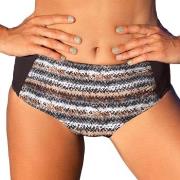 Wiki Puerto Rico Swim Midi Shape Brun mønstret 44 Dame