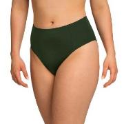 Wiki Swim Tai Highwaist Brief Mørkgrørnn  40 Dame