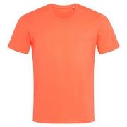 Stedman Clive Relaxed Men Crew Neck Aprikos ringspunnet bomull Medium ...