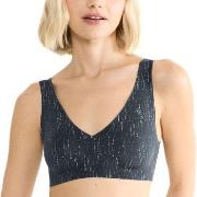 Sloggi BH ZERO Feel 2 0 Festive Bralette Svart Mønster XX-Large Dame