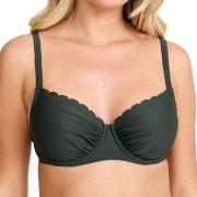 Damella Grace Wavy Bikini Bra Mørkgrørnn  B/C 44 Dame