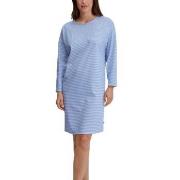 Calida Lovely Nights Long Sleeve Nightdress Lysblå bomull Small Dame