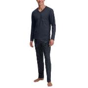 Calida Relax Streamline Pyjama Marine bomull Medium Herre