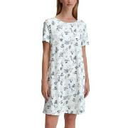 Calida Coastal Dreams Sleepshirt Blå Mønster bomull Medium Dame