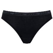 Sloggi Truser 3P 24 7 100 Tai Briefs Svart bomull 48 Dame