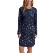 Calida Midnight Dreams Long Sleeve Nightdress Marine bomull X-Large Da...