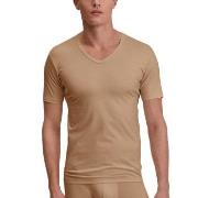 Calida Business V-Neck Undershirt Beige tencel Small Herre