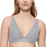 Triumph BH Aura Spotlight Plunge Bra Lysgrå D 70 Dame