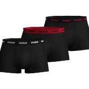 HUGO 3P Triplet Trunk Svart 992 bomull Small Herre