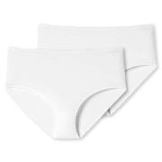 Schiesser Truser 2P 95-5 Organic Cotton Midi Briefs Hvit bomull Small ...