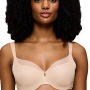 Triumph BH BMU Illusion Curve Minimizer Bra Beige F 90 Dame