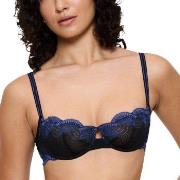 Triumph BH Comfort Glam Wired Balconette Bra Svart D 90 Dame