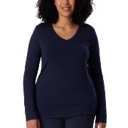 Schiesser Mix and Relax Long Sleeve Shirt Blå modal X-Large Dame