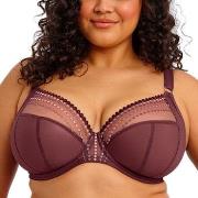 Elomi BH Matilda Underwired Plunge Bra Mørkrød   J 85 Dame