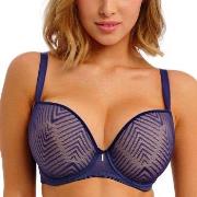 Freya BH Tailored Uw Moulded Plunge T-Shirt Bra Blå H 75 Dame