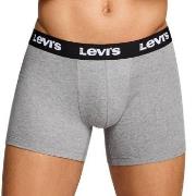 Levis 2P Repeat Logo Boxer Brief Grå bomull Small Herre