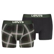 Levis 2P Argyle Check Boxer Grønn bomull Medium Herre