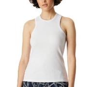 Schiesser Double Rib Tank Top Hvit bomull X-Large Dame