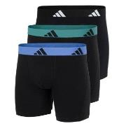 adidas 3P Active Flex Cotton Boxer Brief Svart/Grønn bomull XX-Large H...