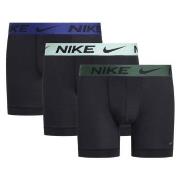Nike 6P Everyday Essentials Micro Boxer Brief Svart/Grønn polyester 2X...