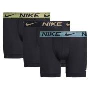 Nike 6P Everyday Essentials Micro Boxer Brief Svart/Gul polyester Medi...