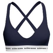 Björn Borg BH Logo Bralette Marine bomull Small Dame