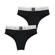 Björn Borg Truser 2P Original Original High Waist Briefs Svart bomull ...