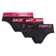 Nike 3P Dri-Fit Essential Micro Hip Brief Rød/Rosa bomull X-Large Herr...