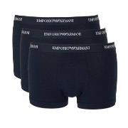 Armani Stretch Jersey Boxer Briefs 3P Marine bomull X-Large Herre