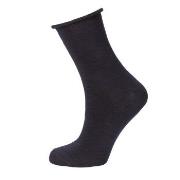Trofe Cotton Solid Sock Strømper 2P Blå Strl 37/41 Dame