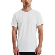 Bread and Boxers Lightweight Crew Neck Tee 2P Hvit økologisk bomull Me...