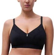 Chantelle BH EasyFeel Wirefree Support Bra Svart nylon B 85 Dame