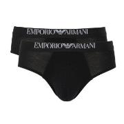 Armani Endurance Briefs 2P Svart bomull Large Herre
