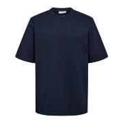 Resteröds Cotton T-shirt Marine bomull X-Large Herre