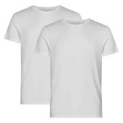 Resteröds 2P Organic Cotton Crew Neck Hvit økologisk bomull X-Large He...