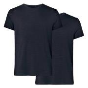 Resteröds 2P Organic Cotton Crew Neck Marine økologisk bomull Large He...