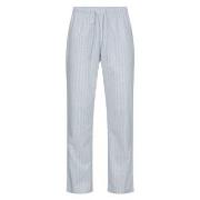 Resteröds Sandman Pyjama Pants Lysblå Stripet bomull 2XL Herre