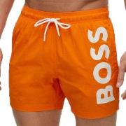 BOSS Badebukser Octopus Swimshort Oransje polyamid Medium Herre