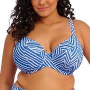 Elomi Fiji Falls Plunge Bikini Top Hvit/Blå I 95 Dame