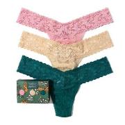 Hanky Panky Truser 3P Low Rise Lace Thong  D2 Multi-colour-2 nylon One...