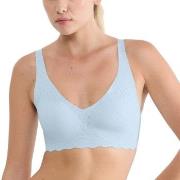 Sloggi BH ZERO Feel Bliss Soft Bra Lysblå Small Dame