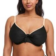 Swegmark Bahamas Bikini Underwire Bra Svart m Beige F 80 Dame