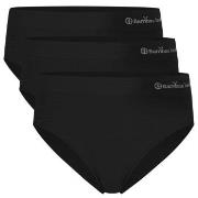 Bamboo basics Truser 3P Belle Seamless Full Brief Svart Large Dame