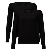 Bamboo basics 2P Lara Knitted  Long Sleeve T-Shirt Svart X-Large Dame