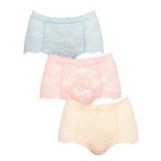 Missya Truser 3P Lace Maxi Mixed Medium Dame