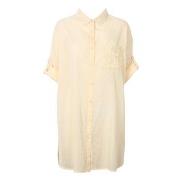 Missya Siena Beach Shirt Benhvit bomull Large Dame