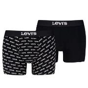 Levis 2P Men Logo Boxer Briefs Svart bomull X-Large Herre