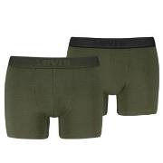 Levis 2P Men Twill Boxer Brief Khaki bomull Small Herre