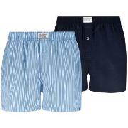 Levis 2P Men Woven Boxer Marine/Blå bomull Small Herre